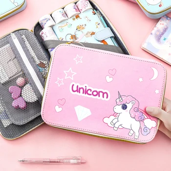 

Storage Bag Hand Account Pen Pen Case Hand Account Large Capacity Multi-Function Multi-Layer Men And Women Stationery