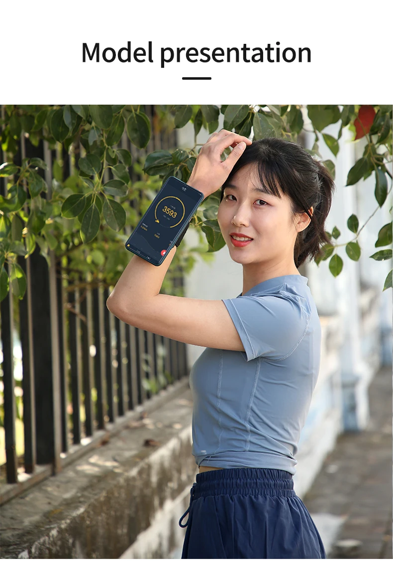 Running Mobile Phone ArmbandsOutdoor Fitness Cycling Navigation Bracket  Iphone Samsung Sports Equipment Universal Wrist Strap