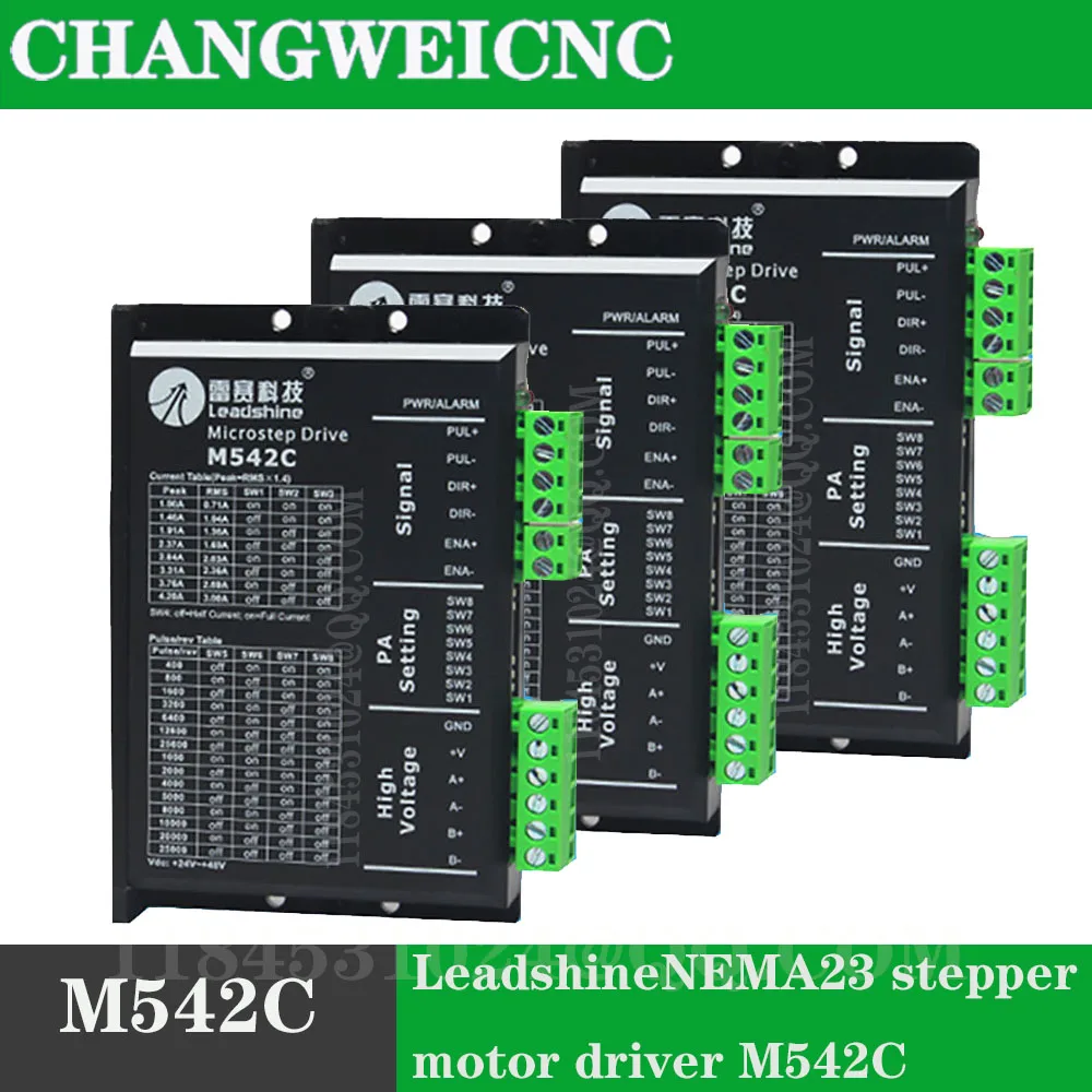 Leadshine M542C 스테퍼 모터 드라이버, 조각기 하이브리드 서보 모터 드라이버 및 CNC 기계 서보 모터 드라이버