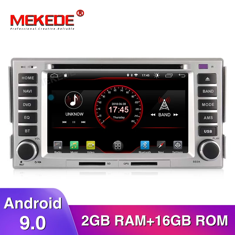 Android9.0 автомобильный dvd-плеер для hyundai Santa FE 2008 2009 2010 автомобильный Радио плеер с сенсорным экраном wifi Камера просмотра BT Зеркало Ссылка