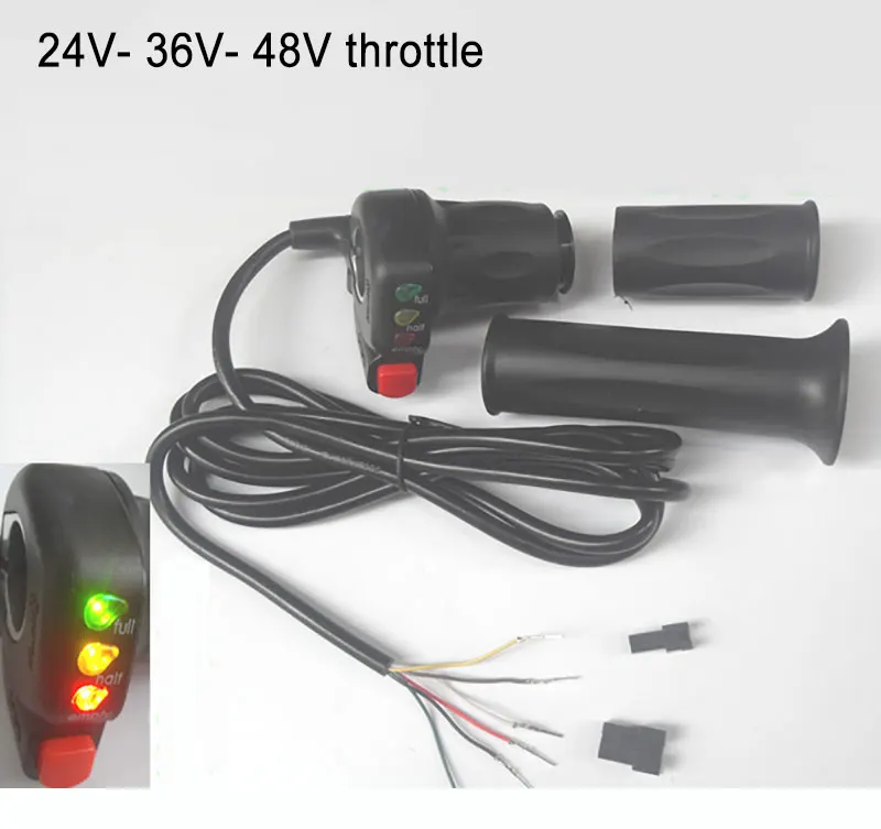 Wuxing электрический велосипед твист дроссель 24V 36V 48V|Аксессуары для