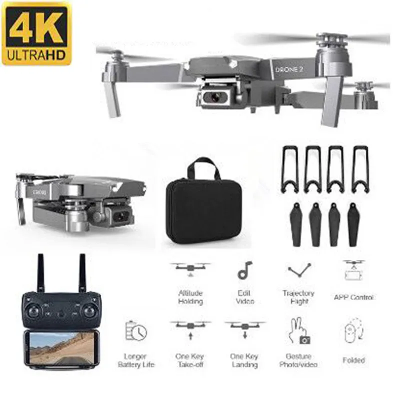 $25.37 Profession 4K WIFI FPV Mini Drone With Wide Angle HD Camera Hight Hold Mode RC Quadcopter Helicopte