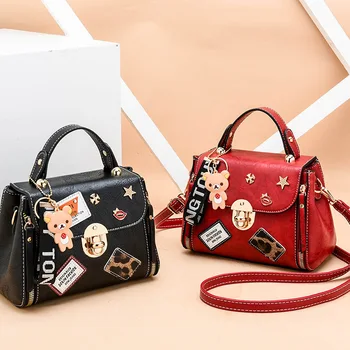 

Handbag 2019 New Stamp Small Square Bag Shopping Party Work Purse Women Crossbody Shoulder Bags For Women Purses And Handbags