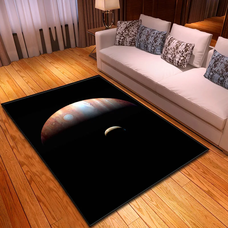 3d ковер с планетой для гостиной, спальни, детской комнаты, ресторанный коврик, Современный домашний декор для мальчиков, коврик для прихожей, ковер для гостиной, ТАПИС на заказ