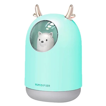 

USB Electric Air Diffuser 7 Color LED Small Humidifier for Travel Home Cars