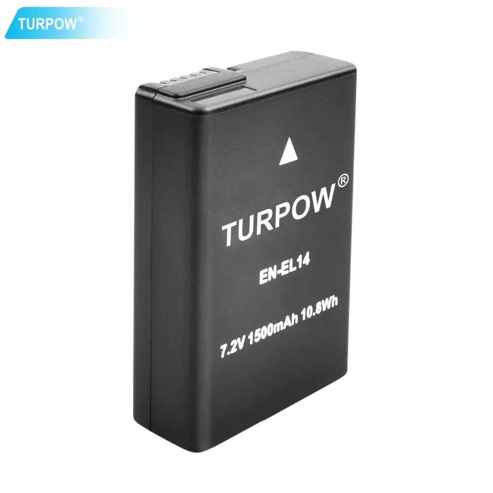 Turpow для камеры Nikon EN-EL14 EN EL14 EN-EL14a ENEL14 EL14a батарейный блок+ lcd USB двойное зарядное устройство P7800, P7700, P7100, P7000, D550