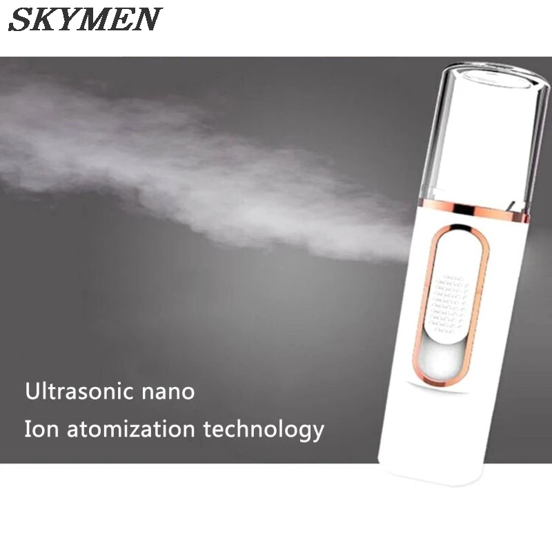 Mini USB Nano Facial Steamer Sprayer Mister Face Spa Hydrating Moisturizing Skin Care Handy Rechargeable Portable Travel