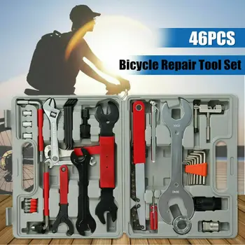 

44Pcs Multi-Function Bicycle Bmx Bike Repair Tool Kit Set Home Mechanic Tools
