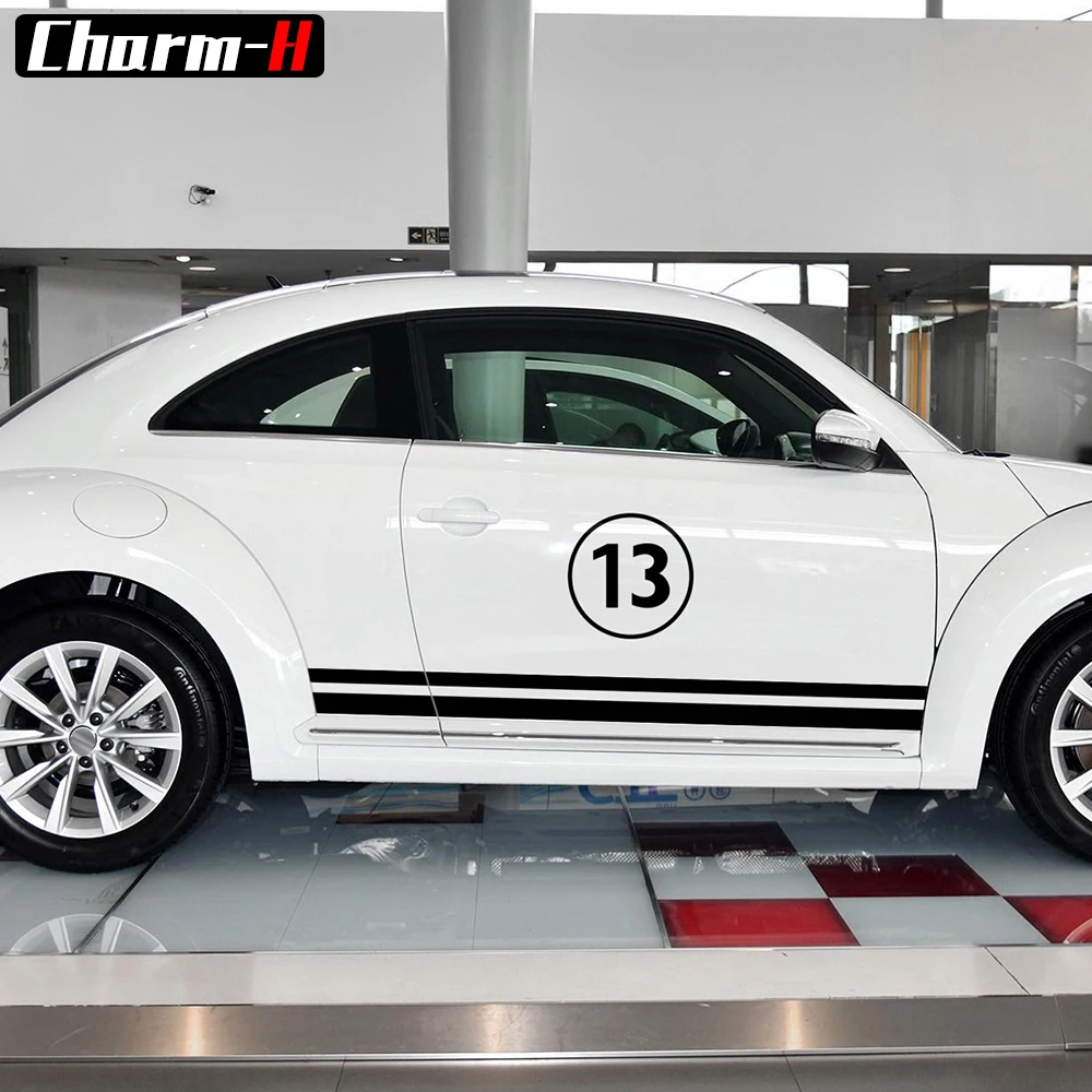 Набор для стайлинга автомобилей, Виниловая наклейка для Volkswagen Beetle, 2011-Н. В., наклейки, аксессуары