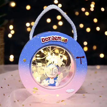 

Creative gift lovely blue Xiaoding eternal flower portable Nightlight for children bedside star lamp atmosphere lamp