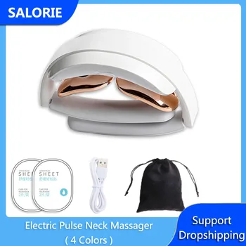 

USB Neck Massage Cervical Spine Massager Electric Pulse Back and Neck Massager Body Arm Shoulder Relax Massage Muscle Stimulator