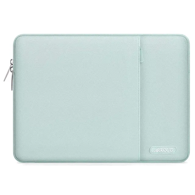 Laptop Bag Sleeve 13 14 15.6 inch Carrying Case For 2021 2020 Macbook Air Pro M1 Lenovo HP Dell Asus Acer Huawei Notebook Cover Vertical Mint Green
