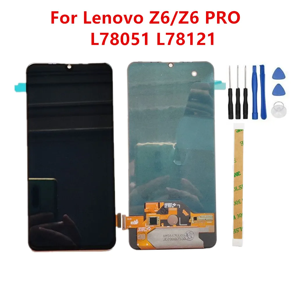 For Lenovo Z6/Z6 PRO L78051 L78121 Cell Phone 6.39inch Repair Amoled LCD Display Assembly Digitizer Touch Screen | Мобильные