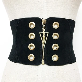 

Plus size corset belt black waist belts for women wide cummerbunds fashion designer big elastic ceinture femme 2020 waistband