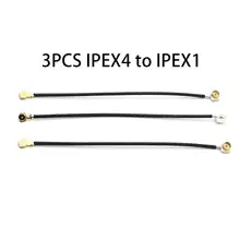 For BCM94360HMB,New 3 Connector Jacks IPEX-4 IPEX Gen4 UFL Female To IPEX-1
