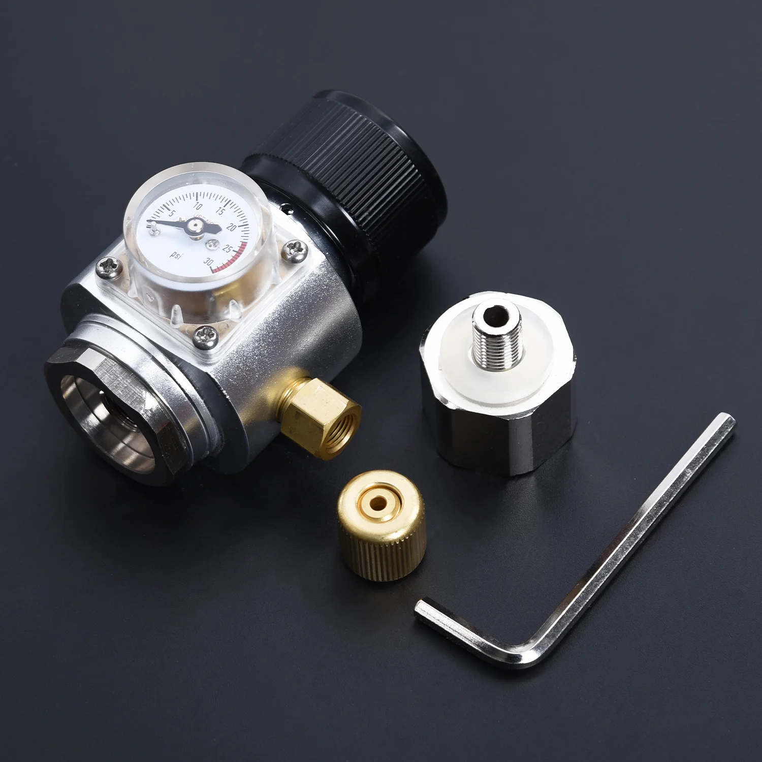 

CO2 Charger Regulator &Adapter Set For Soda Stream Cylinder Draft Beer Homebrew