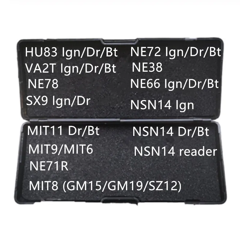 Оригинальный инструмент lishi 2 в 1 HU83 VA2T NE78 SX9 MIT8 MIT11 MIT9/MIT6 NE71R NE72 NE66 NE38 NSN14 ридер|Ключ