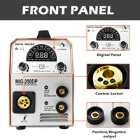 HITBOX MIG Welder  3 In 1 Semi-automatic Aluminum Welding Machine MIG250DP 220V Pulse Mig 3 In 1 Inverter Weld Technology 2