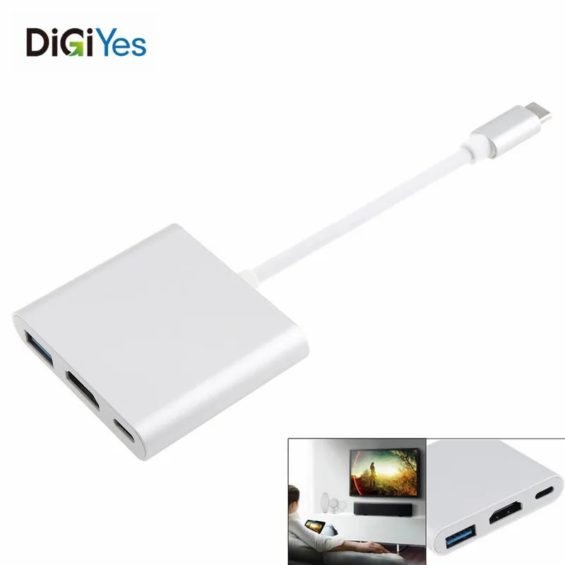 Конвертер USBC 3 1 USB Тип C на 0/HDMI/Тип c адаптер для зарядного устройства подходит