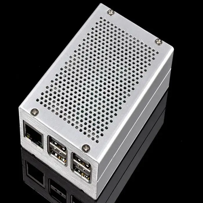 Raspberry Pi 3 алюминиевый корпус серебристый корпус металлический корпус для RPI 3 Модель B Совместимость с Raspberry Pi 3 Model B