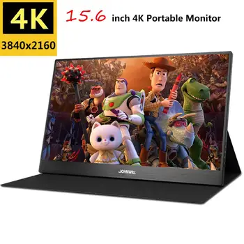 

15.6" 4K Portable Monitor 2HDMI DP type-C FHD 3840x2160 IPS LCD 60FPS Video Gaming Monitor for Raspberry Pi PS3/PS4/Xbox 360