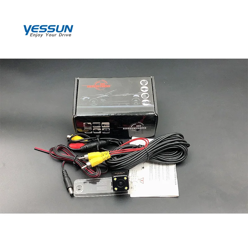 Yessun HD CCD камера ночного видения заднего вида для Subaru Forester SH 2009 2010 2011 2012 камера номерного знака - Название цвета: 9065 fullset