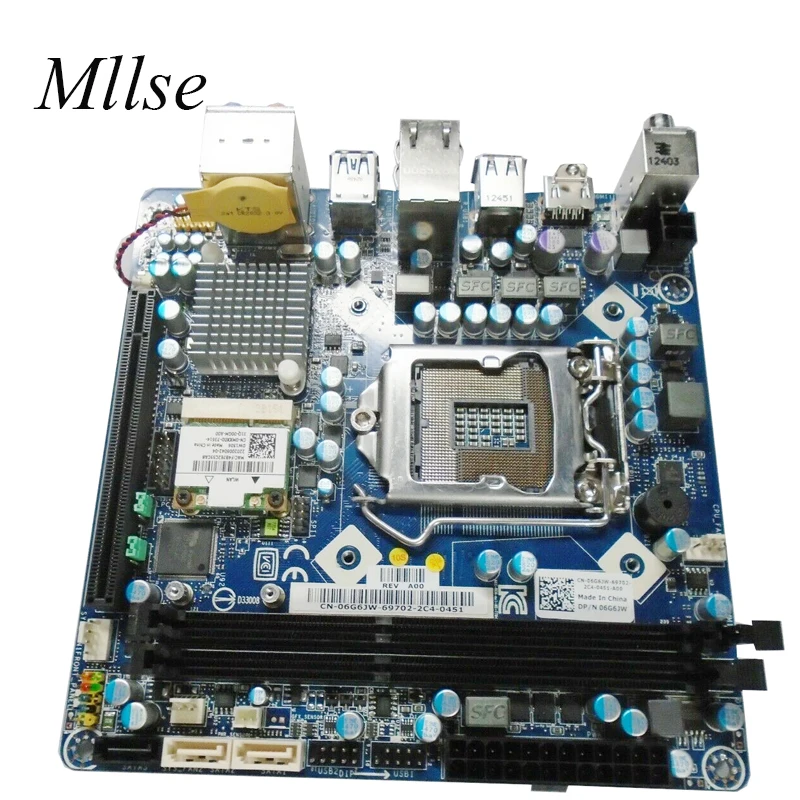 Бесплатная доставка материнской платы для DELL X51 R1 ALIENWARE системная плата H61 mini-itx htpc