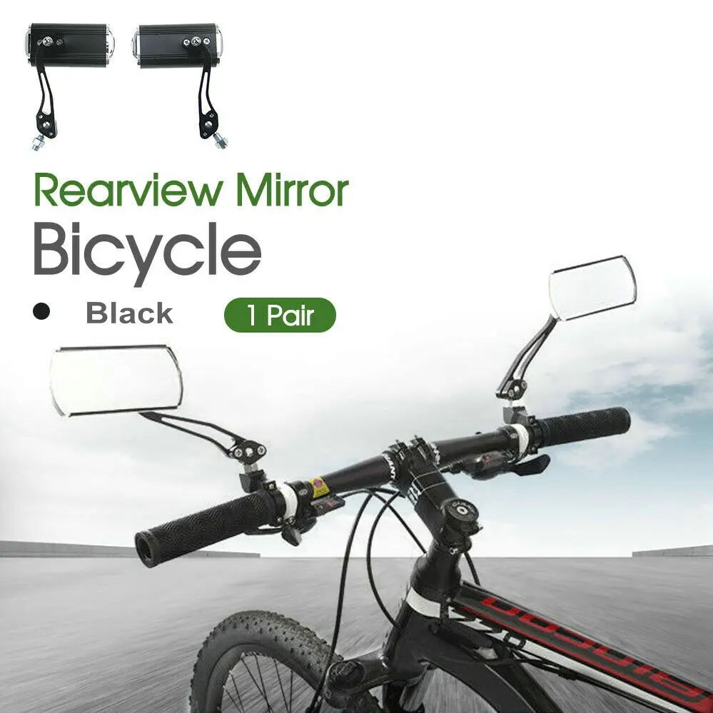 

Bicycle Rear View Mirrors Bike Cycling Wide Range Back Sight Reflector Angle Adjustable Mountain Handlebar Side Rearview Glasses