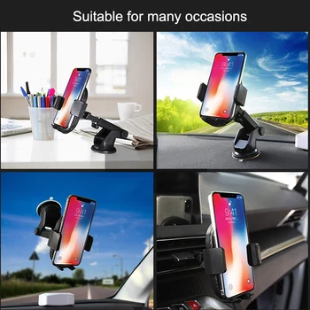 

Hot Car Phone Mount Wireless Charging Charger Air Vent Clip Holder Universal Stand Hands-Free Cradle J99