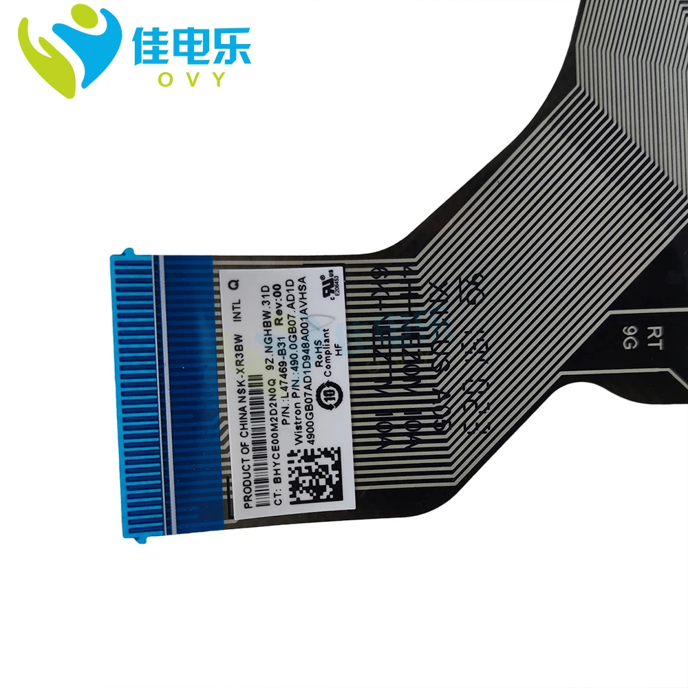 Substituição do Teclado Portátil Teclados Prateados Eua Inglês hp 15-da 17-ca Pavilhão 15-cs Tpn C135 250 g6 L47469-b31 - Imagem 2
