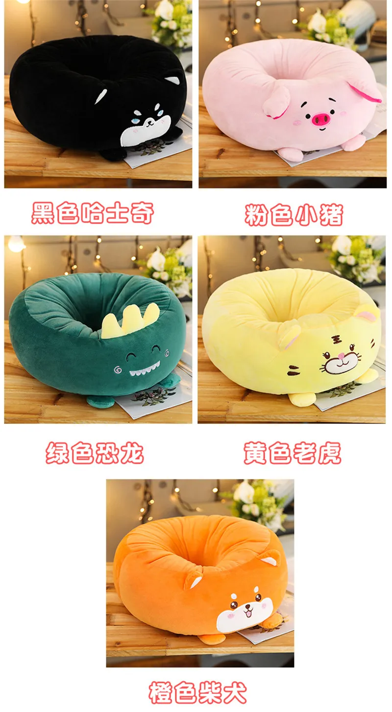 Мультяшная Подушка, милая Подушка Sumikko Gurashi Nap, мягкая подушка с изображением динозавра, поросенка, Хаски, животных, подушка для детей, подарок на день рождения, Kawaii