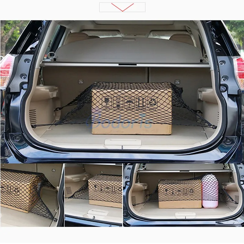 Car Organizer Rear Truck Storage Bag Luggage Nets Hook Dumpster Net For Volkswagen VW Saveiro Altas Tanoak Amarok Accessories