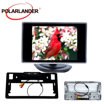 

Rear view camera monitor Assist Backup Reverse Monitor Car Monitor Japanese lisence platee led Auto TV Car 3.5 inch TFT LCD