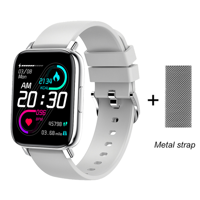 Smart Watch Men 1.69 Inch Full Touch Heart Rate Fitness Tracker Watches For Women Waterproof Sports Smartwatch Android IOS