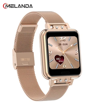

2020 Smart Watch Women Full Touch Waterproof Fitness Tracker Blood Pressure Sports Smart Clock Women GTS Smartwatch