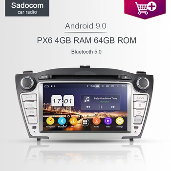 

PX6 DSP TDA7851 2 din Android 9.0 8 Core 4GB RAM 64GB Car DVD Player autoradio car radio For Hyundai TUCSON IX35 2009-2012