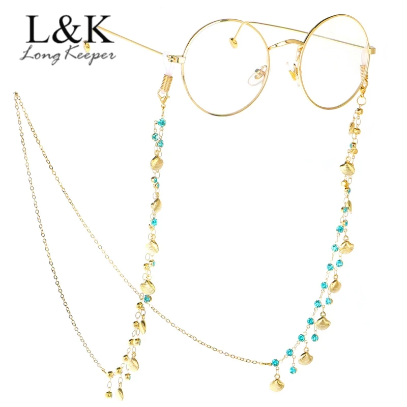

New Fashion Women Sunglasses Chain Vintage Rhinestone Eyeglasses Chain Metal Reading Glasses Cords Spectacles Holders Rope