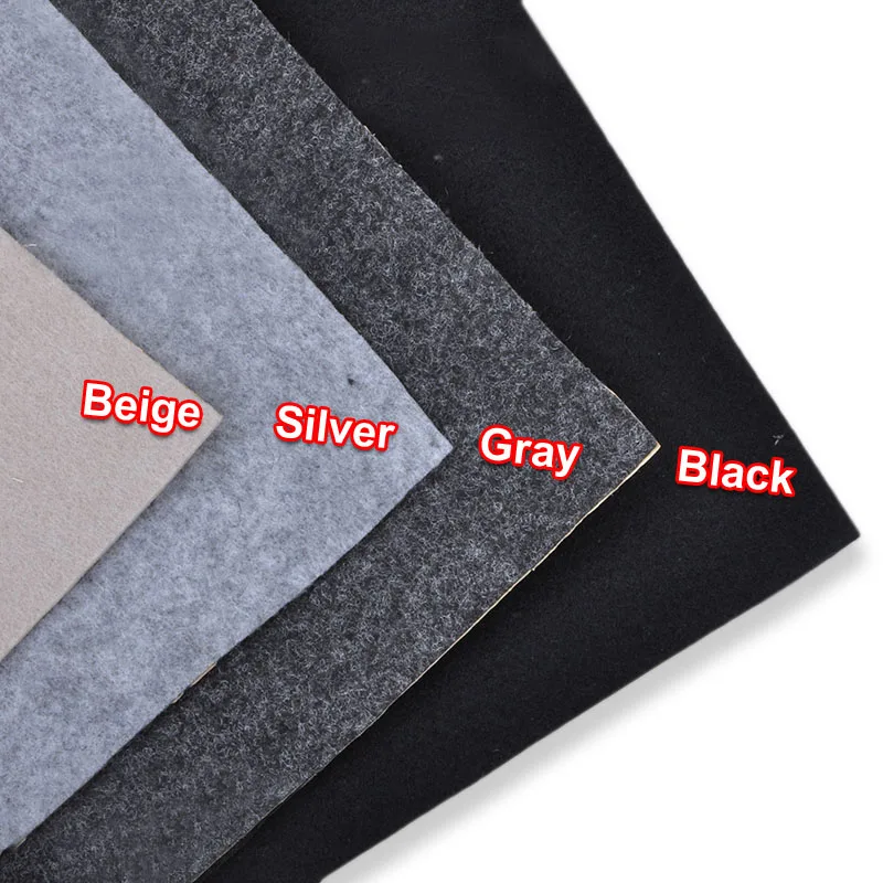 1x0.5m Speaker Cloth Self-Adhesive Felt Subwoofer Box Tape Strip Patch Sound Absorption Anti-seismic