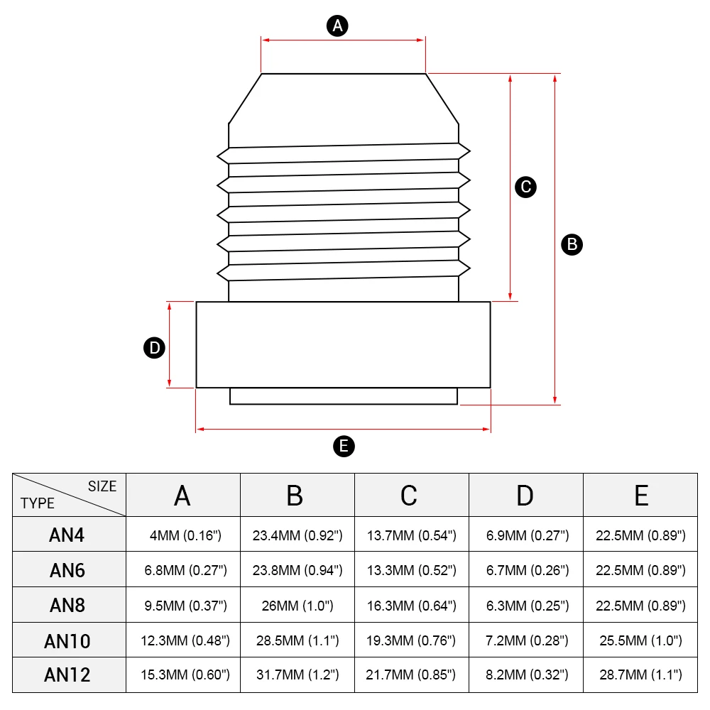 Aluminum AN4 6 8 10 12 AN Straight Male Weld Fitting Adapter Weld Bung Nitrous Hose Fitting For Oil Cooler 1 oil line fitting adapter,aluminum line clamps