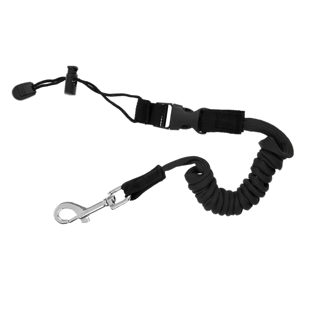 MultipleColors 140cm Elastic Coiled Cord Lanyard SUP Leash For Kayak Canoe Paddle Fishing Rod for Water Sports