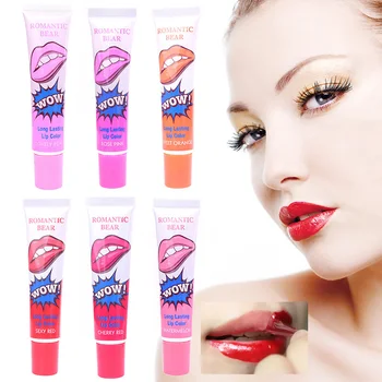 

6 Colors Plump Sexy Lipstick Lasting Moisturizing Lip Balm Waterproof Lip Gloss Sexy Charming Glaze Professional Lip Cosmetics
