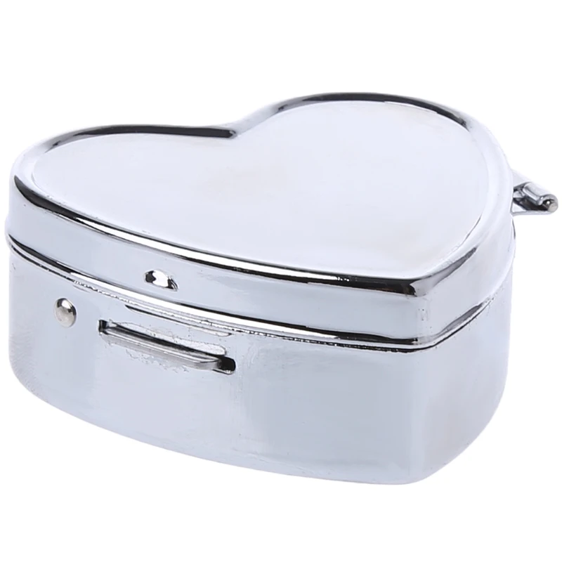 1PC Pillbox Medicine Container Key Chain Tablet Storage Case Key Ring Pill 1