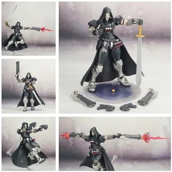 

Watch Reaper Gabriel Reyes 6" Action Figure KO's Figma 393 Game Over OW Toys Doll