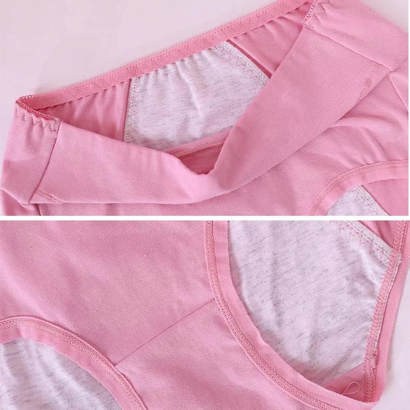 2 шт./компл. XL-6XL герметичность менструальные трусы для Для женщин бесшовные физиологические трусы плюс Высокая Талия женского нижнего белья нижнее бельё