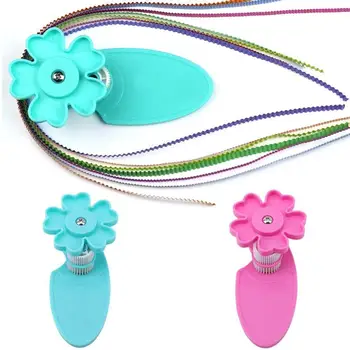 

1pc Quilling Tool Wave Shape Curved Screw ABS Plastic Paper Tool Candy Color Paper Slip Hand-operated Paper Wave Tool