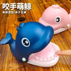 Gags & piadas práticas dedo mordendo crocodilo vicioso cão tubarão tigre complicado dentes macios mordendo monstro boca grande mini brinquedo do miúdo
