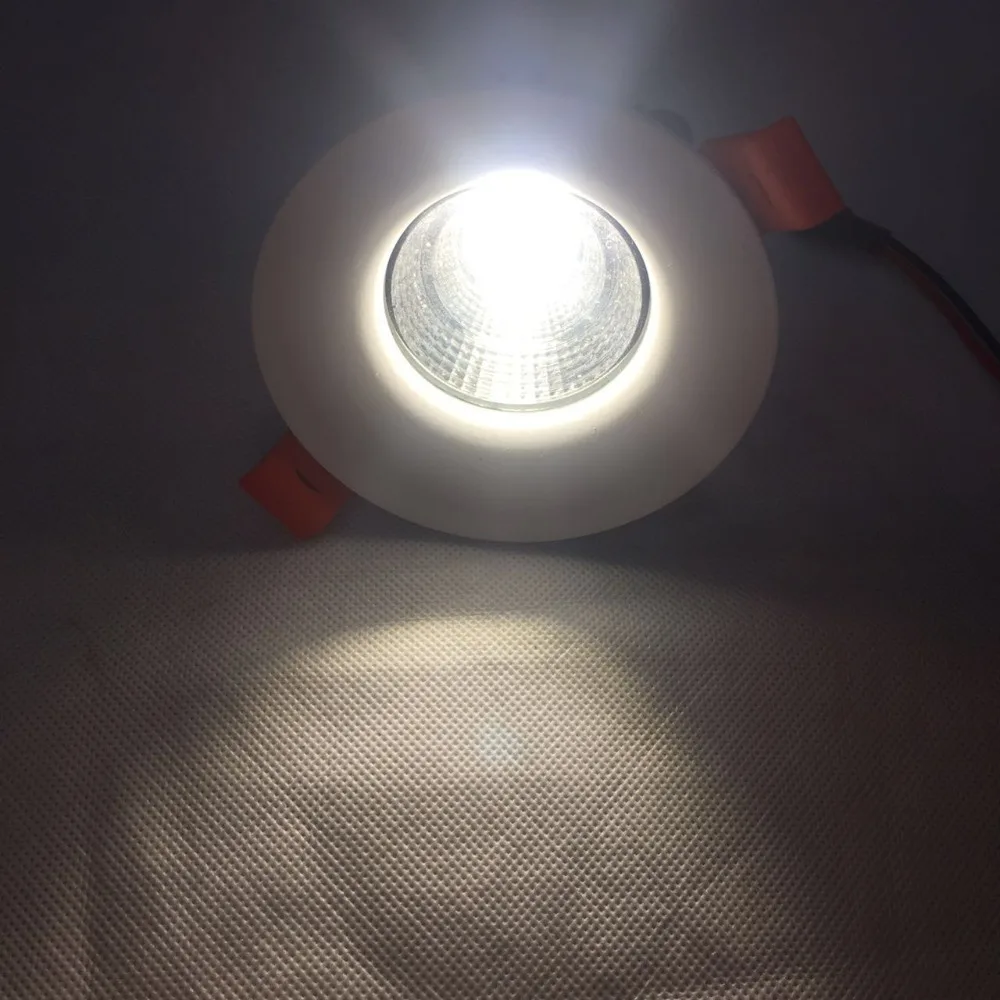 10 шт./лот потолочный светильник Luminarias Para Teto светодиодный светильник Cob Потолочный светильник 5 Вт 7 Вт 85-265 в встраиваемое освещение