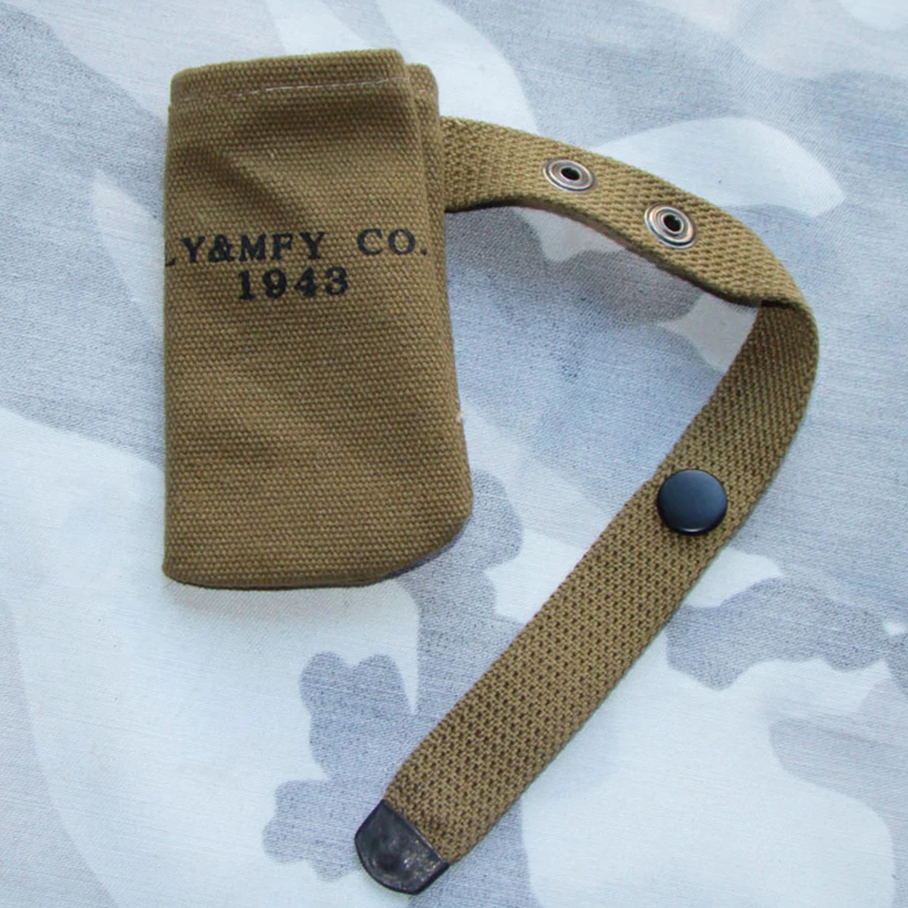 WWII U.S ARMY M1 GARAND CARBINE CANVAS DUSTPROOF MUZZLE COVER 2