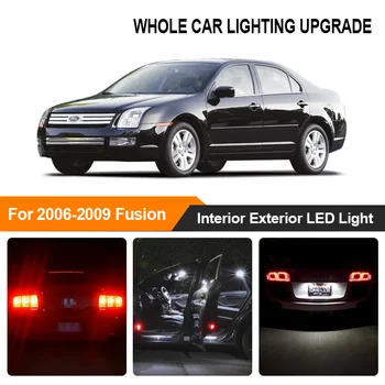 

White Red Amber Car Bulbs Exterior Interior LED Light For 2006 2007 2008 2009 Ford Fusion Reverse Brake Parking Turn Signal Lamp