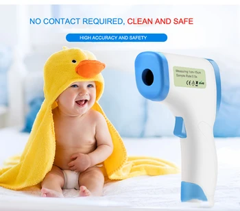 

Frontal Thermometer Non-contact Infant Electronic Thermometer Infrared Ear Thermometer Baby Temperature Thermometer Count Temper